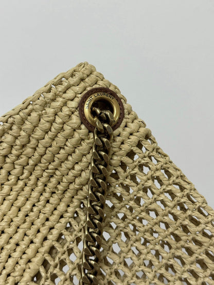 RAFFIA ICARE 55 BEIGE BROWN STRAW