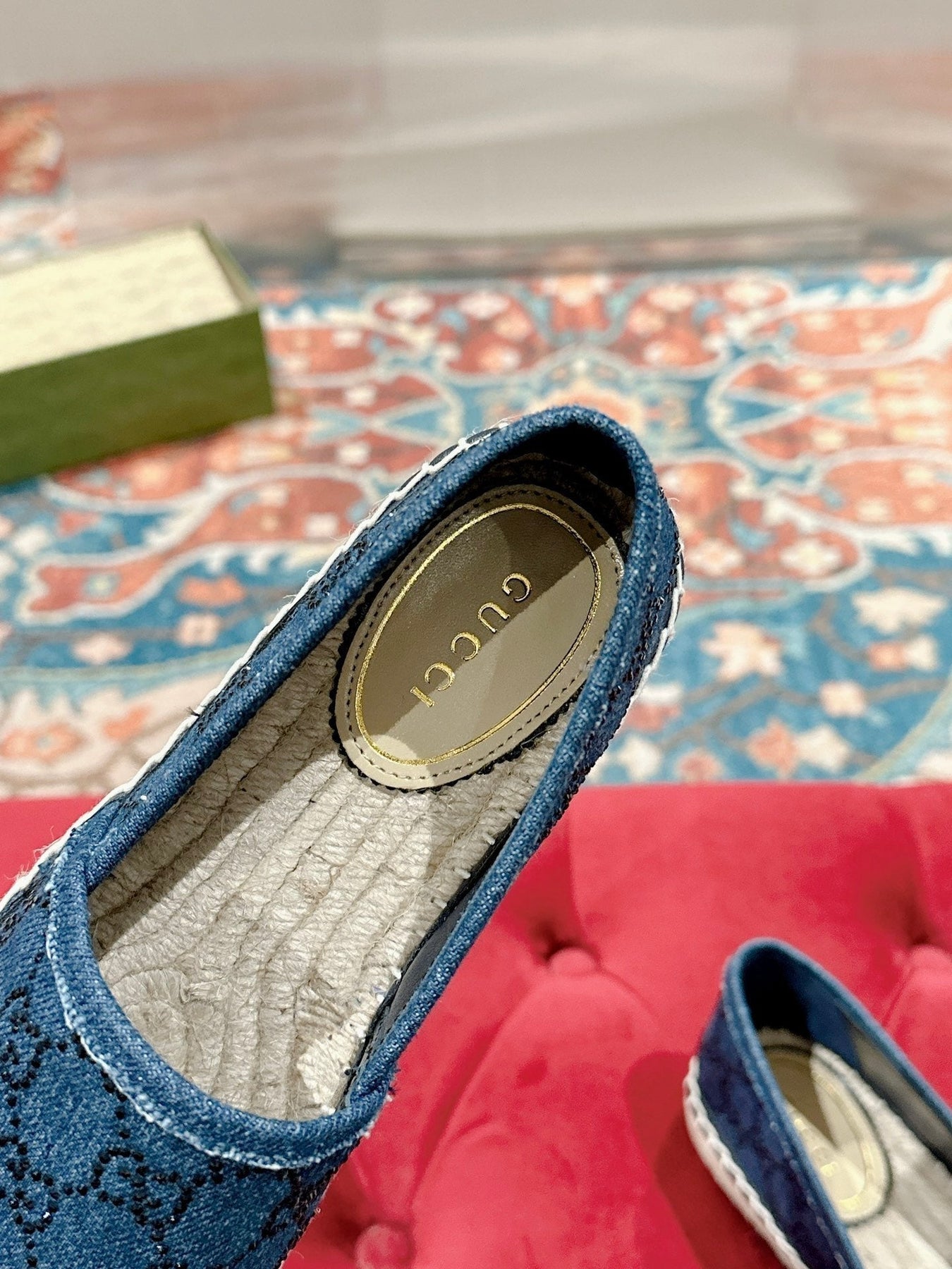 GG ESPADRILLE LOAFER AEGEAN CANVAS