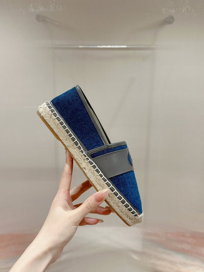 GG ESPADRILLES SLIP - ON AEGEAN CANVAS