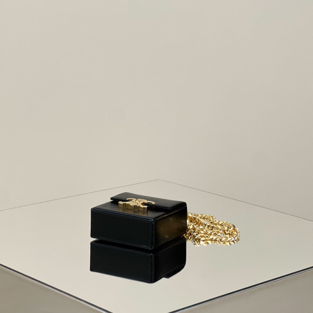 BOX TRIOMPHE 10 BLACK SHINY CALFSKIN