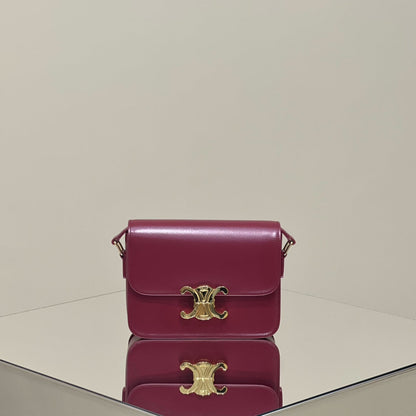 MINI CLAUDE 22 SHINY CALFSKIN FANSY PURPLE