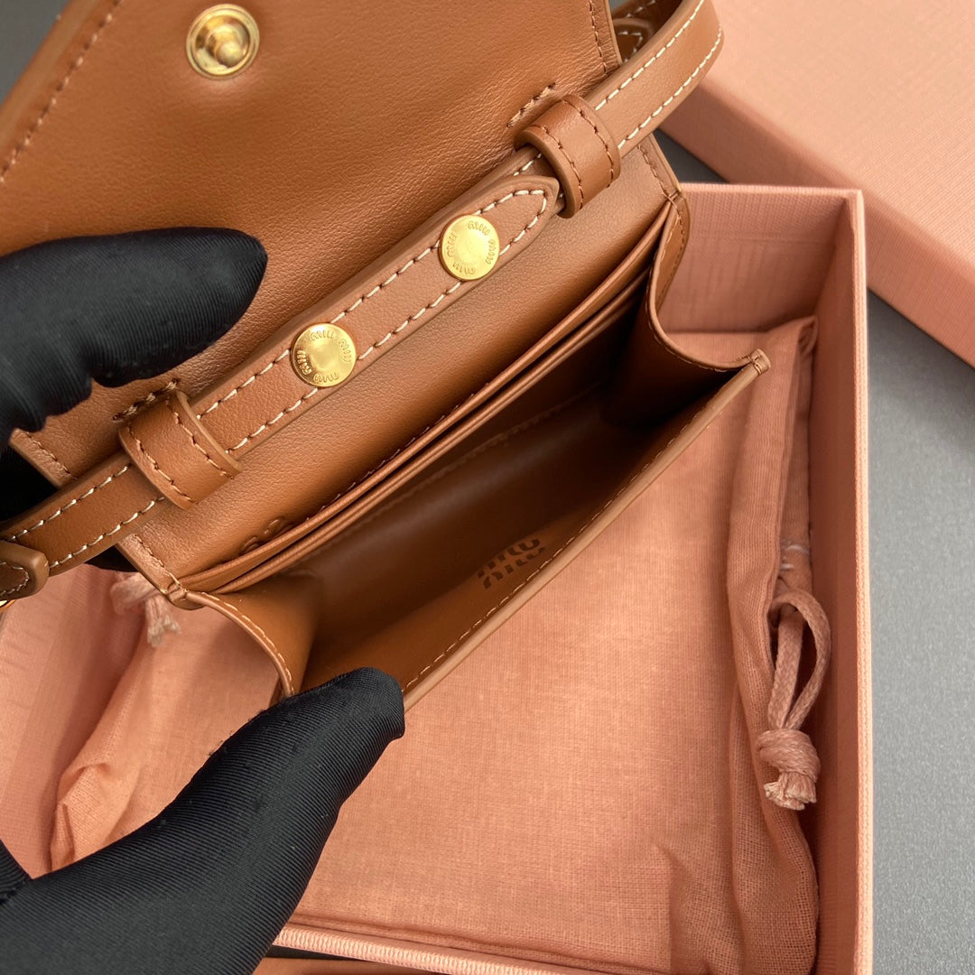 MICRO BAG 11 IN SANTA FE BROWN SMOOTH CALFSKIN