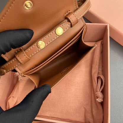 MICRO BAG 11 IN SANTA FE BROWN SMOOTH CALFSKIN