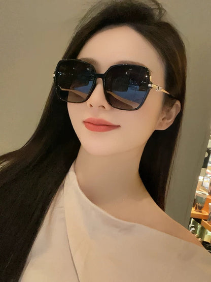 OVERSIZED SQUARE FRAME SUNGLASSES G2750 IN ACETATE AND METAL