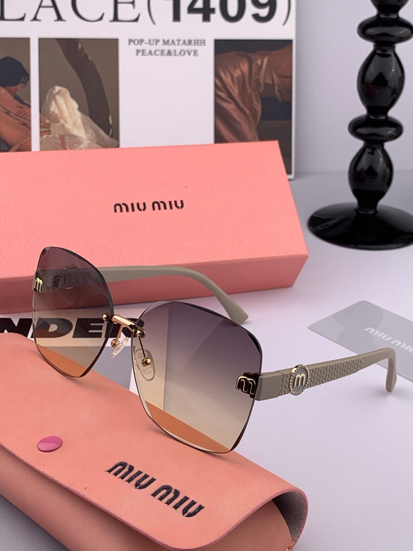 RUNWAY SQUARE SUNGLASSES M6550 IN ACETATE