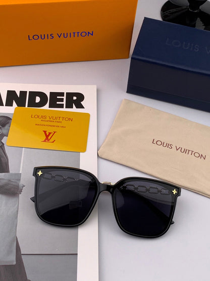 CHAIN SQUARE SUNGLASSES L8233 IN ACETATE