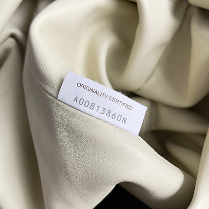 POUCH CLUTCH 38 IN SNAKE PATTERN CALFSKIN