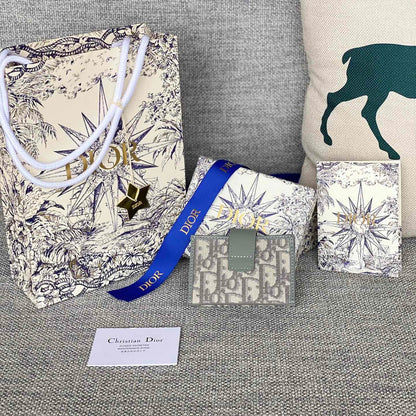 MONTAIGNE WALLET 11 IN OSLO GREY MONOGRAM OBLIQUE JACQUARD