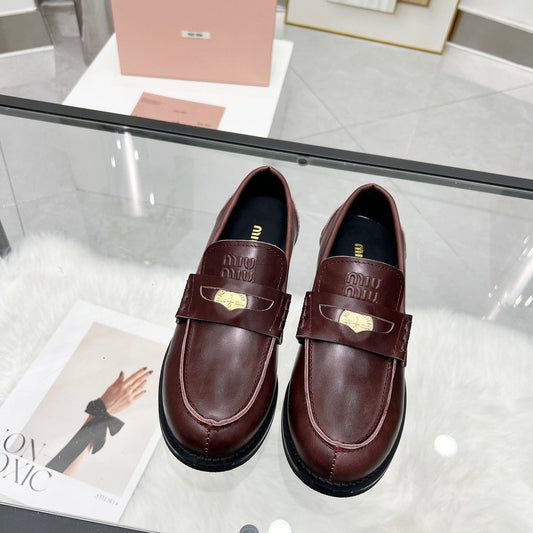 PENNY LOAFERS IN DARK BROWN CALFSKIN