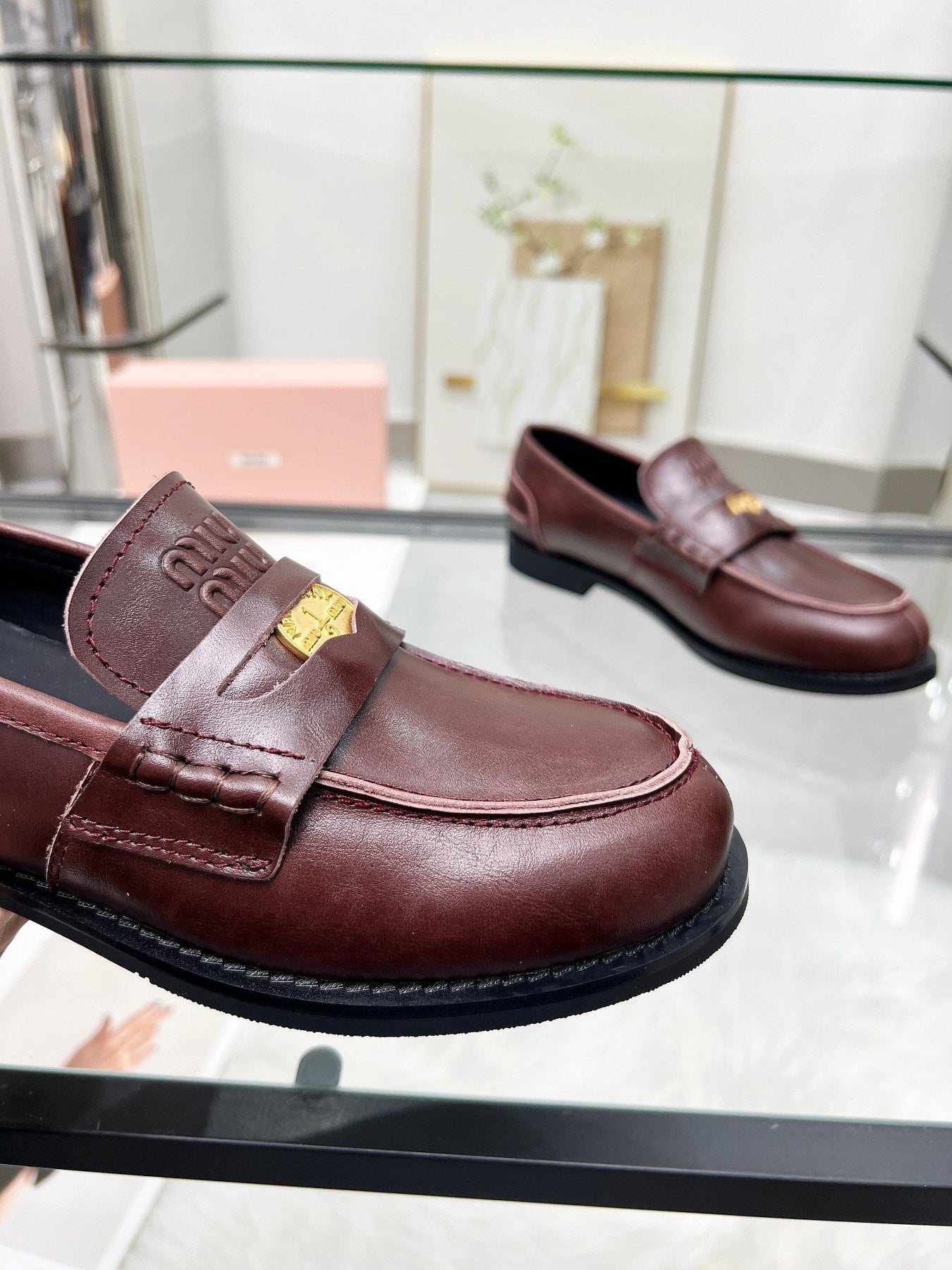 PENNY LOAFERS IN DARK BROWN CALFSKIN