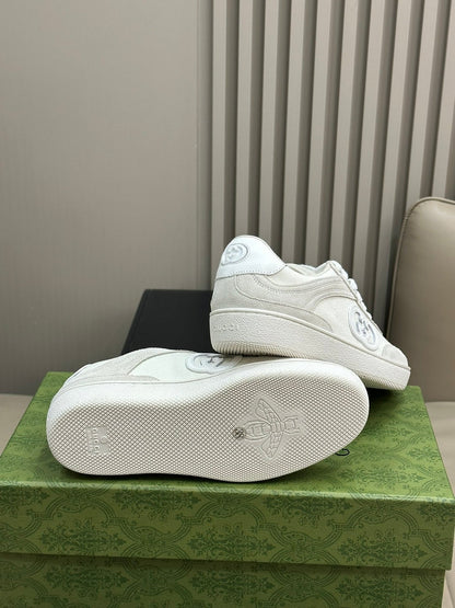 GG replica shoes white