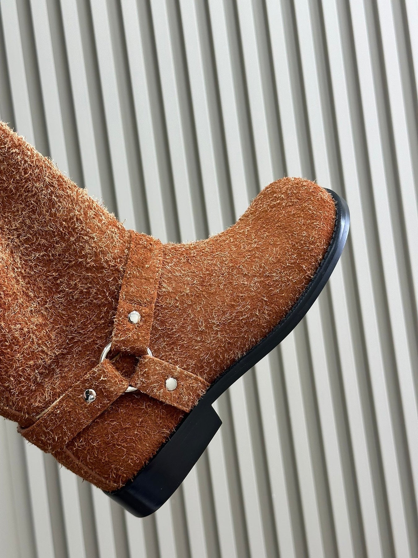 LW CAMPO BIKER BOOT SIENNA SUEDE