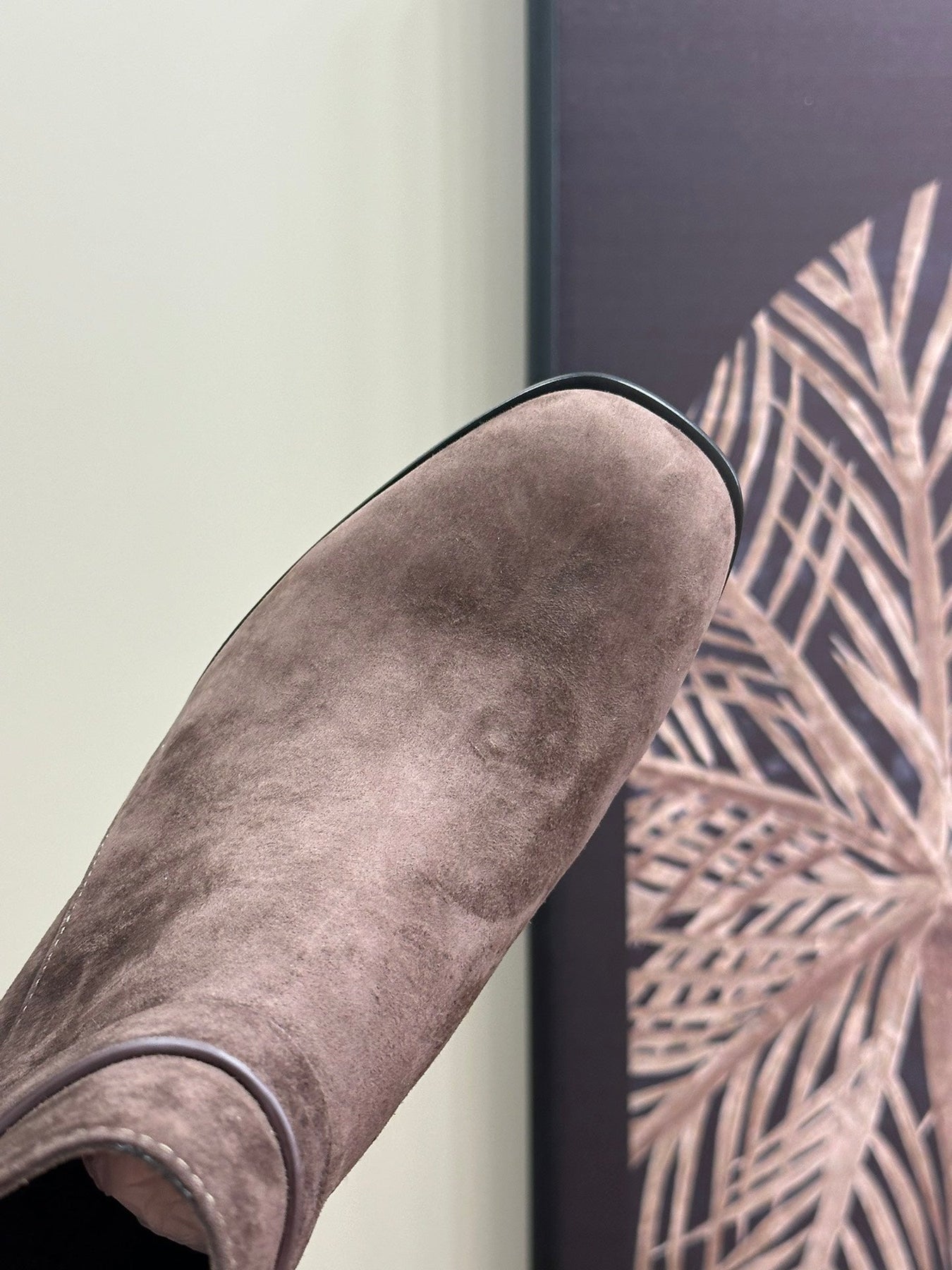 JILL 60 ANKLE BOOT IN BRUNETTE BROWN SUEDE