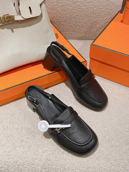 INFINIE 50 PUMP BLACK LAMBSKIN