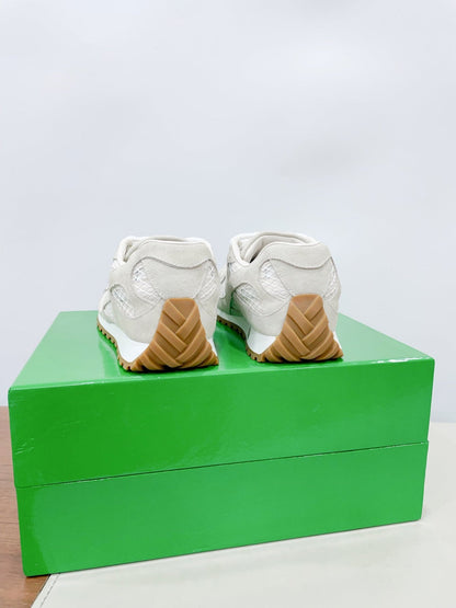 ORBIT SNEAKER IN SEA SALT SUEDE AND TECHNICAL MESH