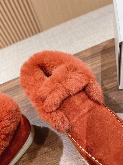 LP CLASSIC SUMMER CHARMS WALK LOAFERS BURNT ORANGE CALFSKIN