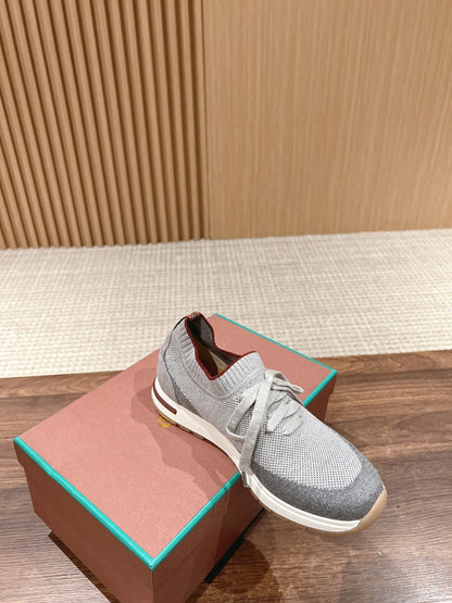LP BASIC 360 FLEXY WALK SNEAKER LIGHT GRAY AND GRAY FABRICS