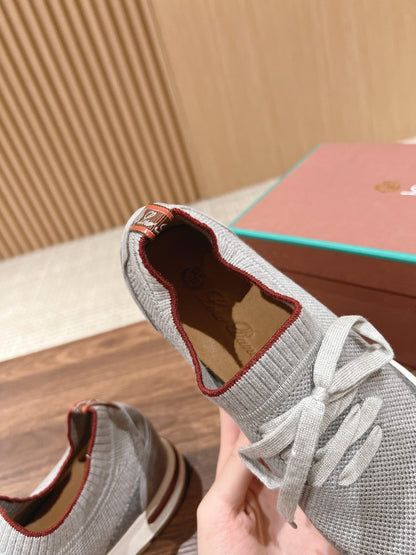 LP BASIC 360 FLEXY WALK SNEAKER LIGHT GRAY AND GRAY FABRICS