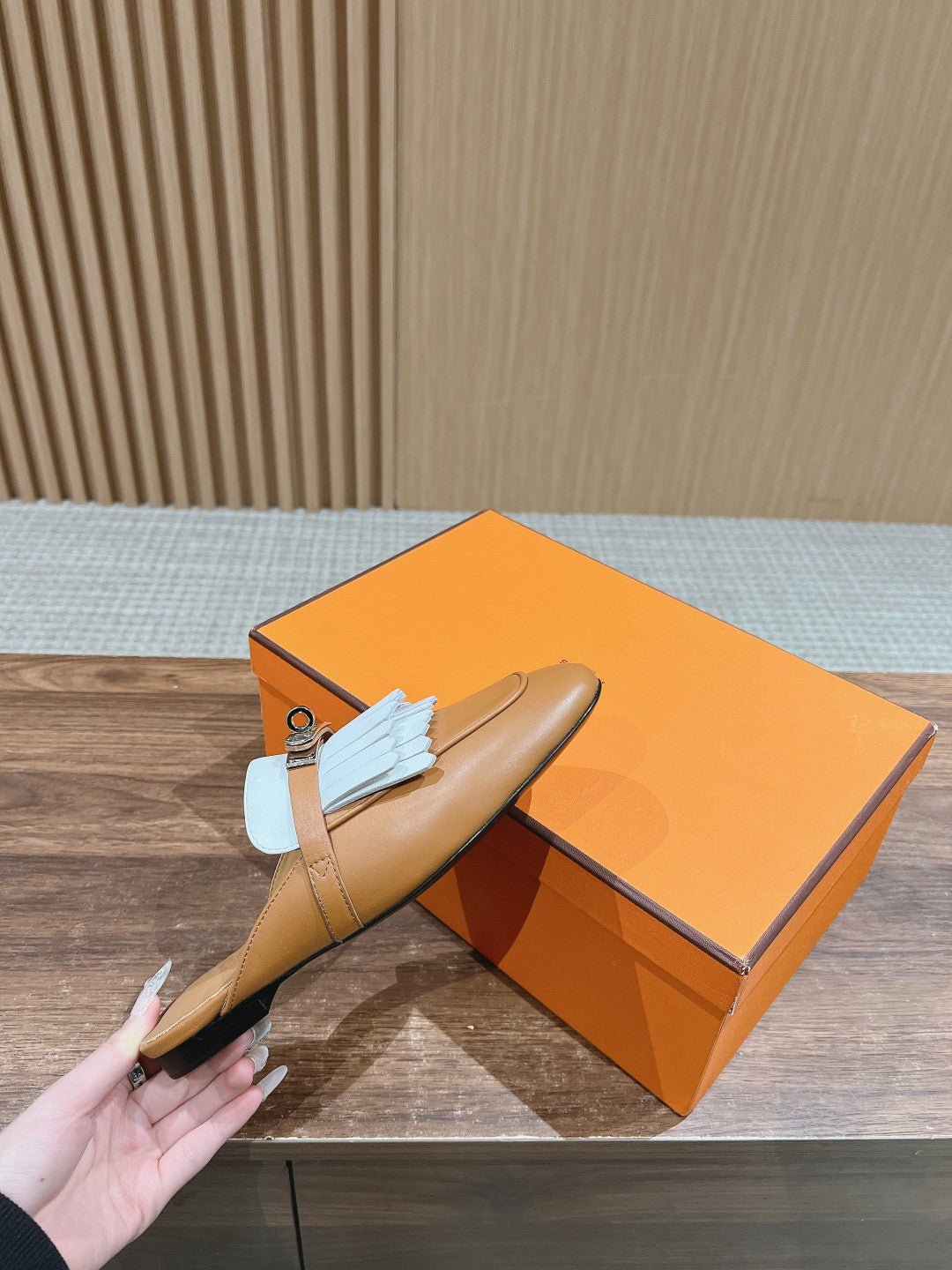 OZ Mule Fringed Bronze