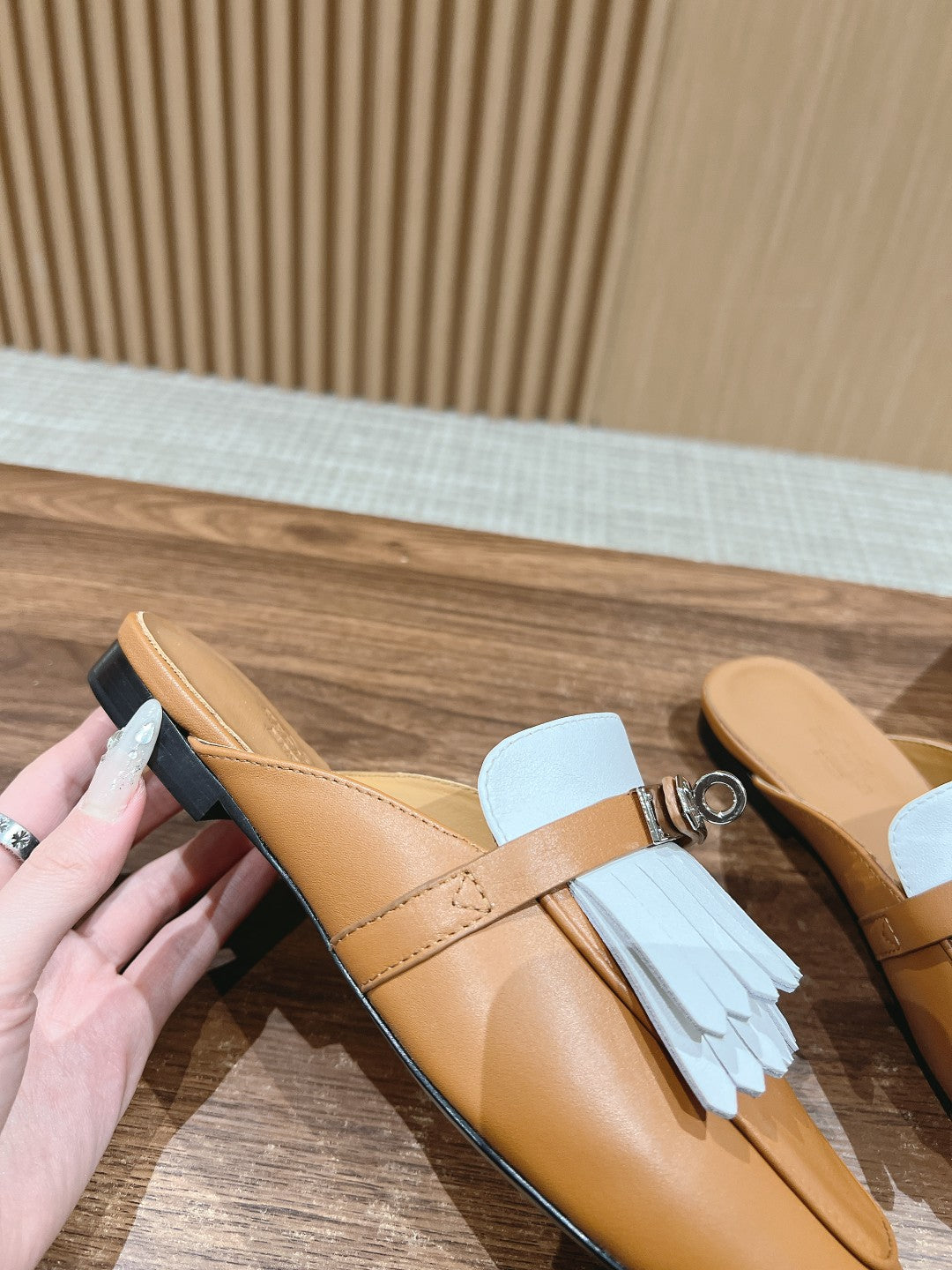 0Z Mule Fringed Bronze