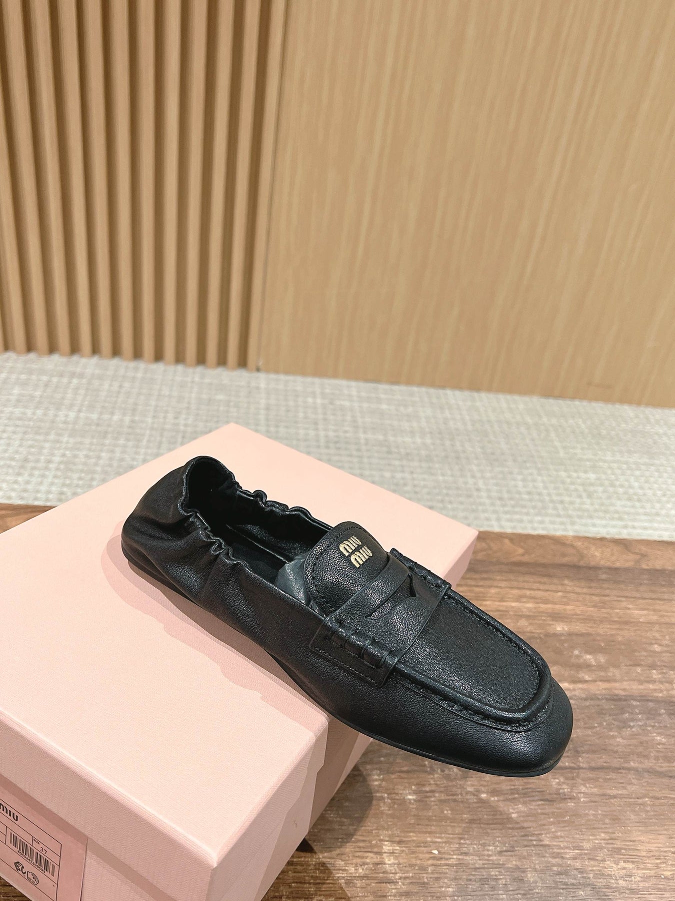 NAPPA LOAFERS IN BLACK LAMBSKIN