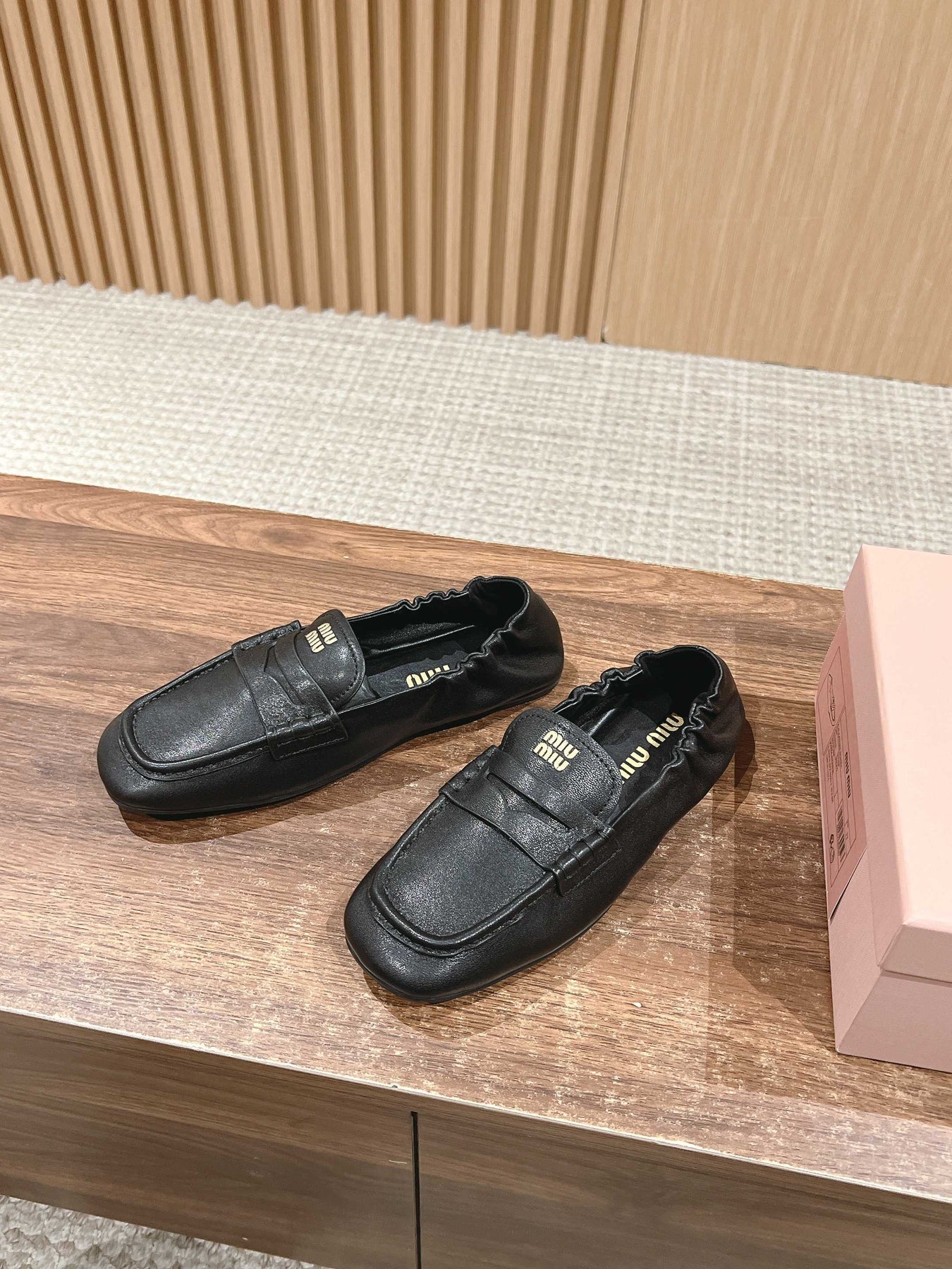 NAPPA LOAFERS IN BLACK LAMBSKIN