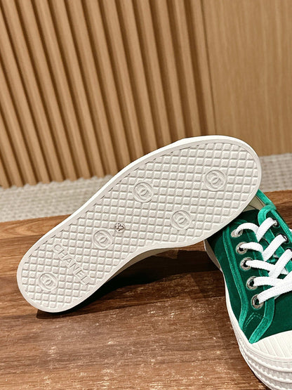 CONVERSE SNEAKER IN TEAL GREEN VELVET