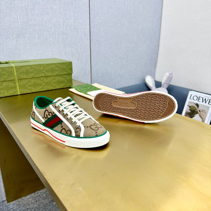 GG TENNIS 1977 TRAINER LIGHT BROWN CANVAS