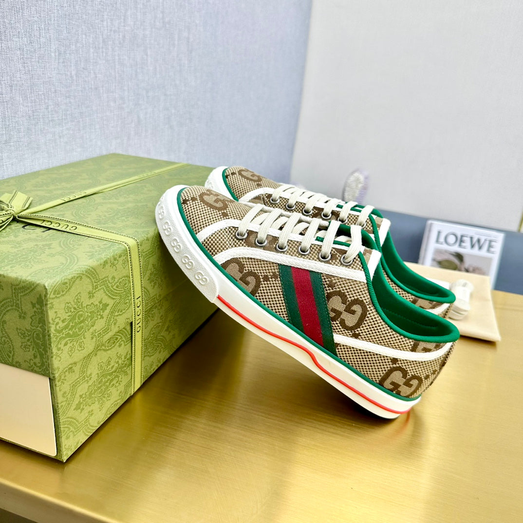 GG TENNIS 1977 TRAINER LIGHT BROWN CANVAS