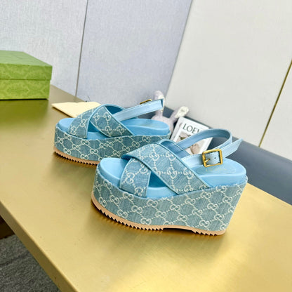 GG SUPREME PLATFORM SKY CANVAS