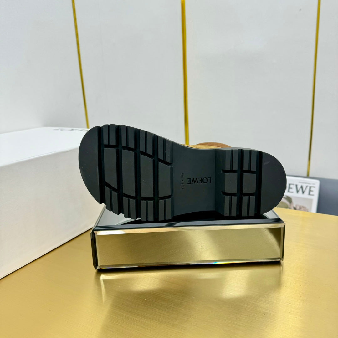 LW SIERRA COMBAT BOOT GOLD SUEDE