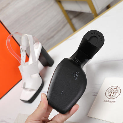 ERIS 95 SANDAL WHITE CALFSKIN