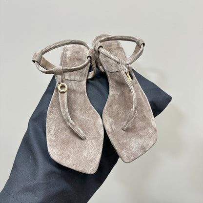 LP MINDIL SANDAL LIGHT BROWN SUEDE