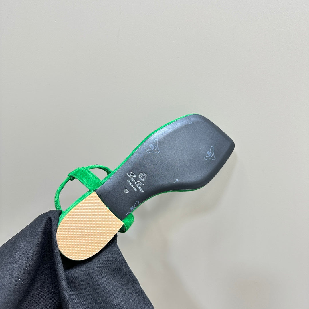 LP MINDIL SANDAL COOL GREEN SUEDE