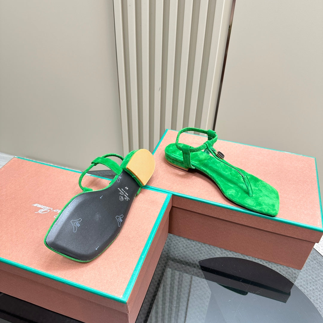 LP MINDIL SANDAL COOL GREEN SUEDE