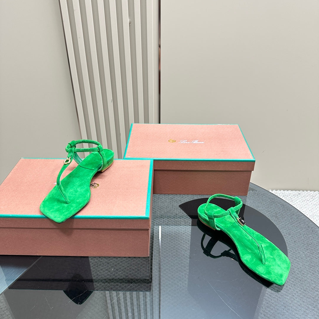 LP MINDIL SANDAL COOL GREEN SUEDE