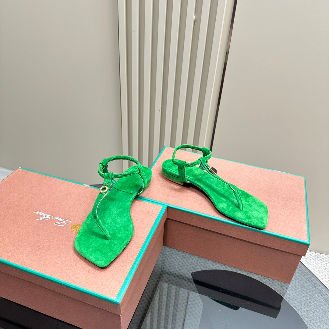 LP MINDIL SANDAL COOL GREEN SUEDE