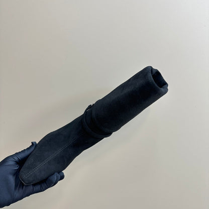 NIKI BOOTIES IN BLACK SUEDE