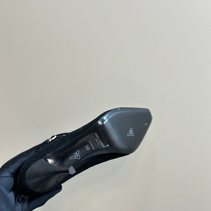 NIKI BOOTIES IN BLACK SUEDE