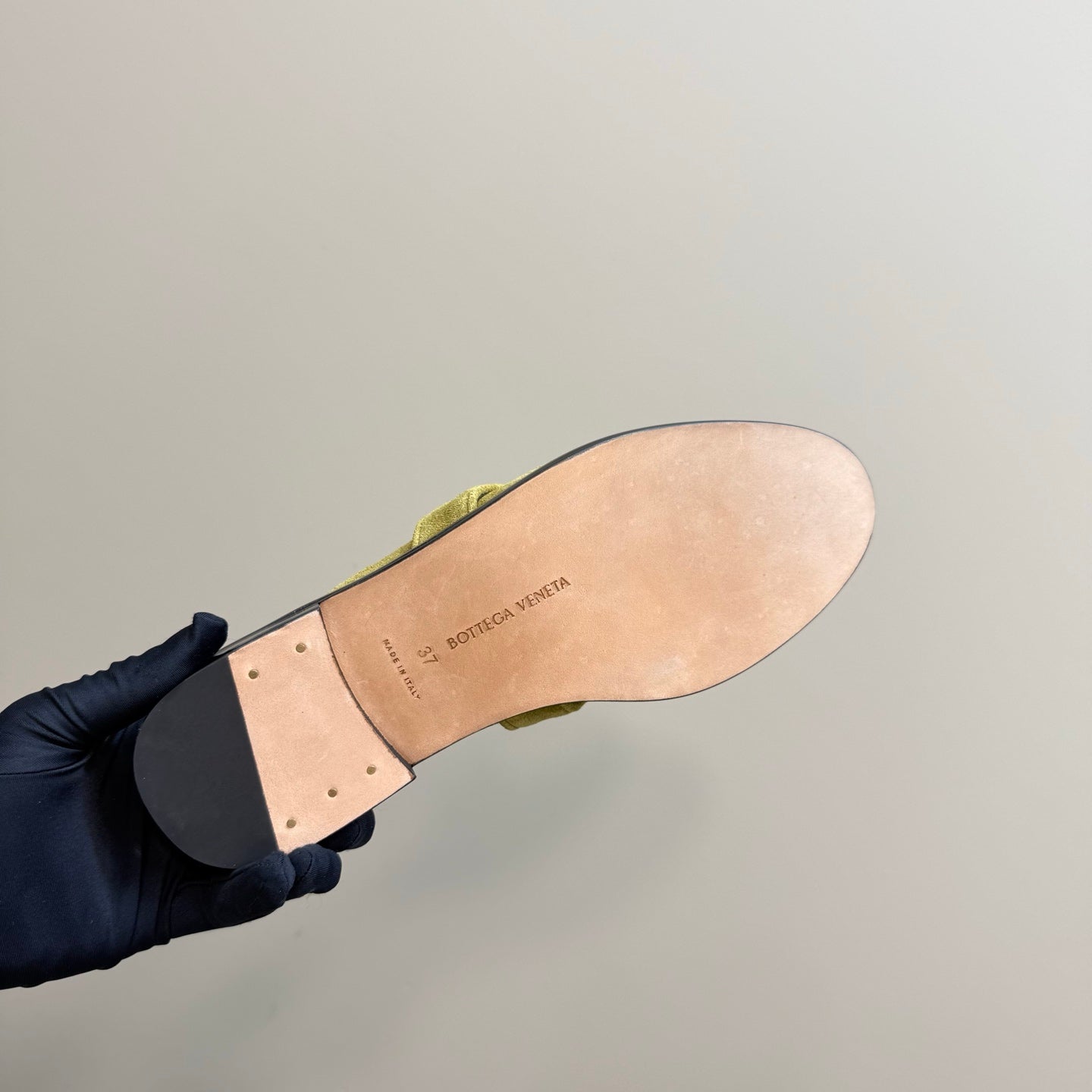 ASTAIRE MULE IN OLIVE GREEN SUEDE