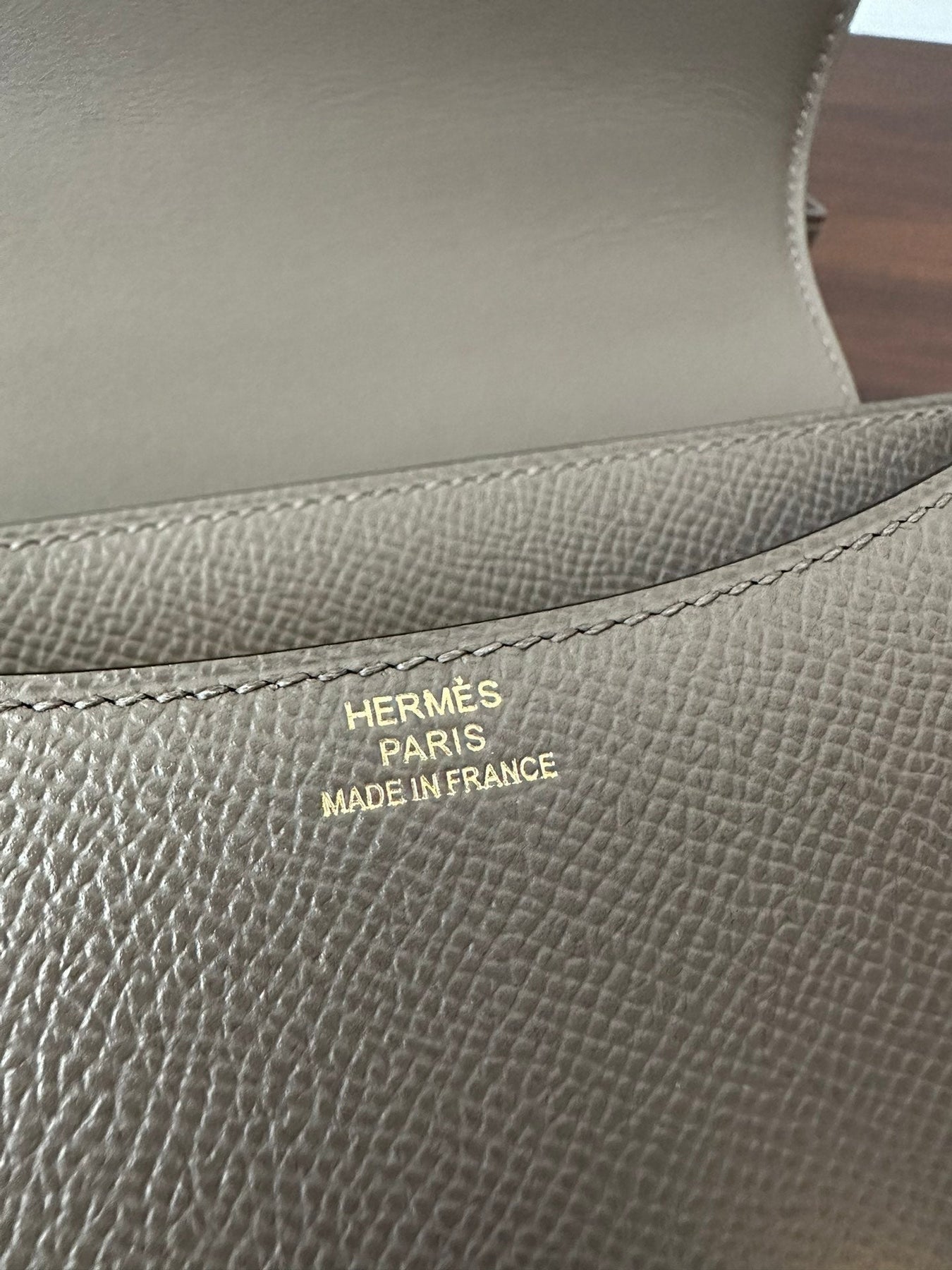 CONSTANCE 18 ETOUPE EPSOM GOLD HARDWARE