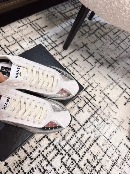 CLASSIC SNEAKERS IN SILVER SHEEPSKIN