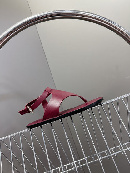 LP TRANI SANDALS BOYSENBERRY CALFSKIN