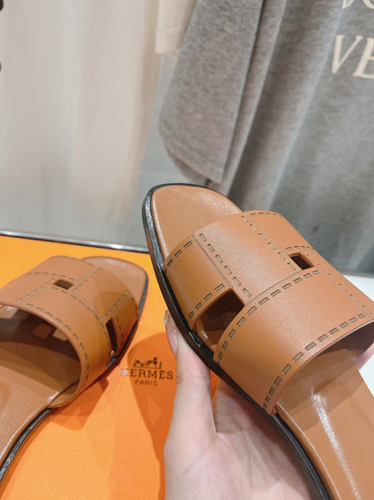 Idioma Sandal Tan Calfskin