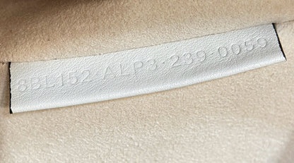 FENDI 27 BAG IN WHITE CALFSKIN WITH GOLD HARDWARE