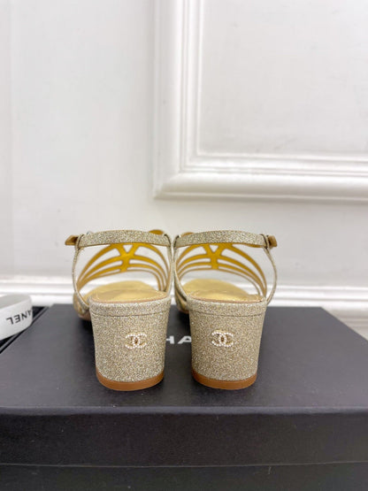 GOLD ROMAN 5 CM SANDALS