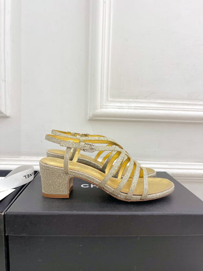 GOLD ROMAN 5 CM SANDALS