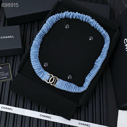 25P IN BLUE DENIM COLOR ELASTIC WAIST BELT