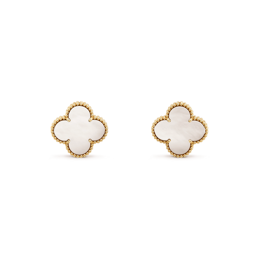 CLOVER MINI GOLD EARRINGS