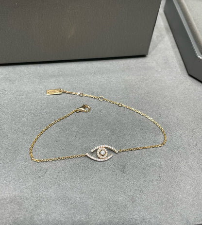LUCKY EYE PAVED DIAMOND BRACELET